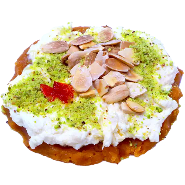 mafroukeh sweet of Lebanese Sweets Cafe